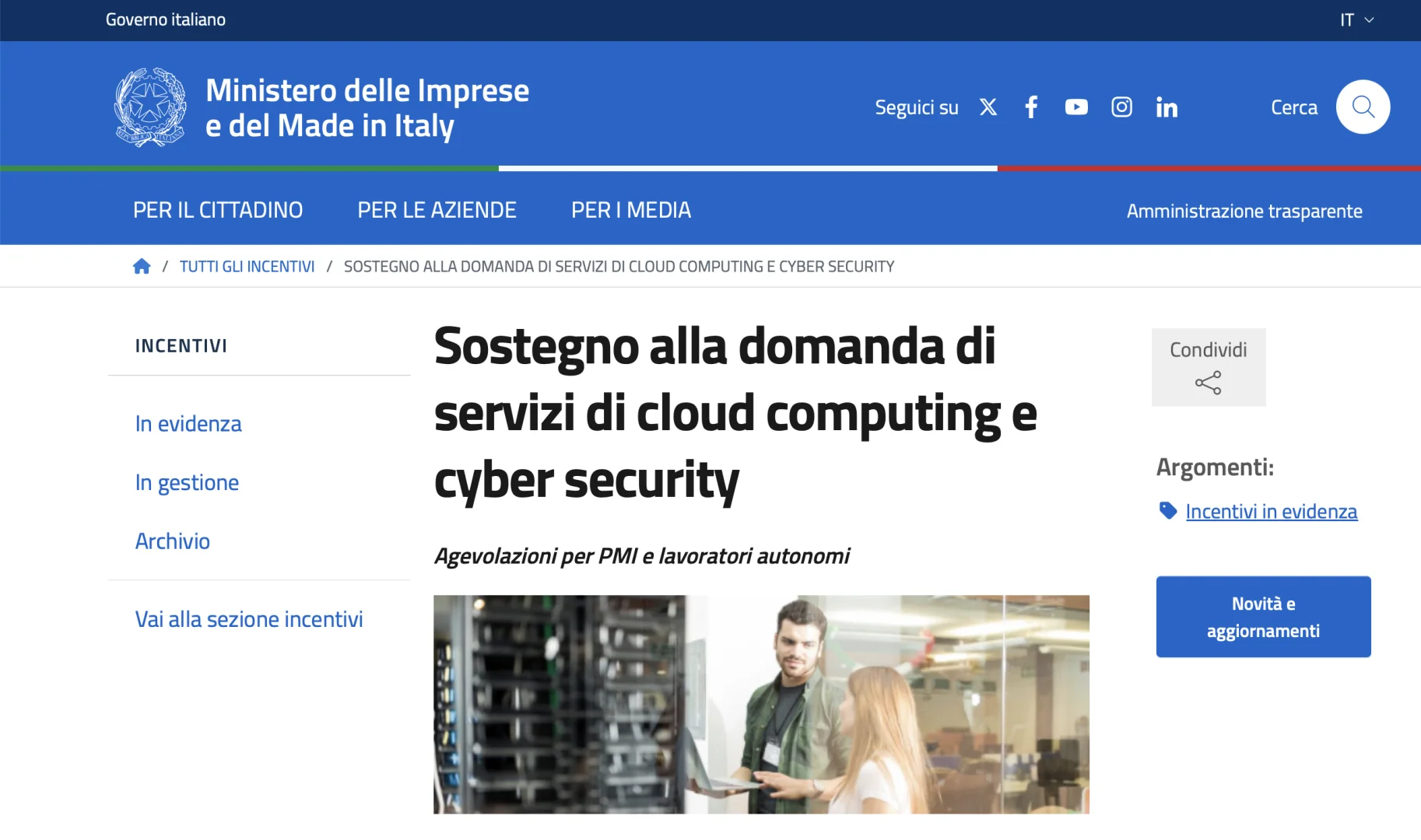  Voucher MIMIT 2026 con TIM Business